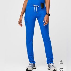 FIGS Yola Skinny Scrub Pant - Royal Blue S/T Women